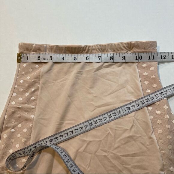 Assets by Spanx Tan/Nude Slip High Waist Polka Dot, Size L - Picture 6 of 7